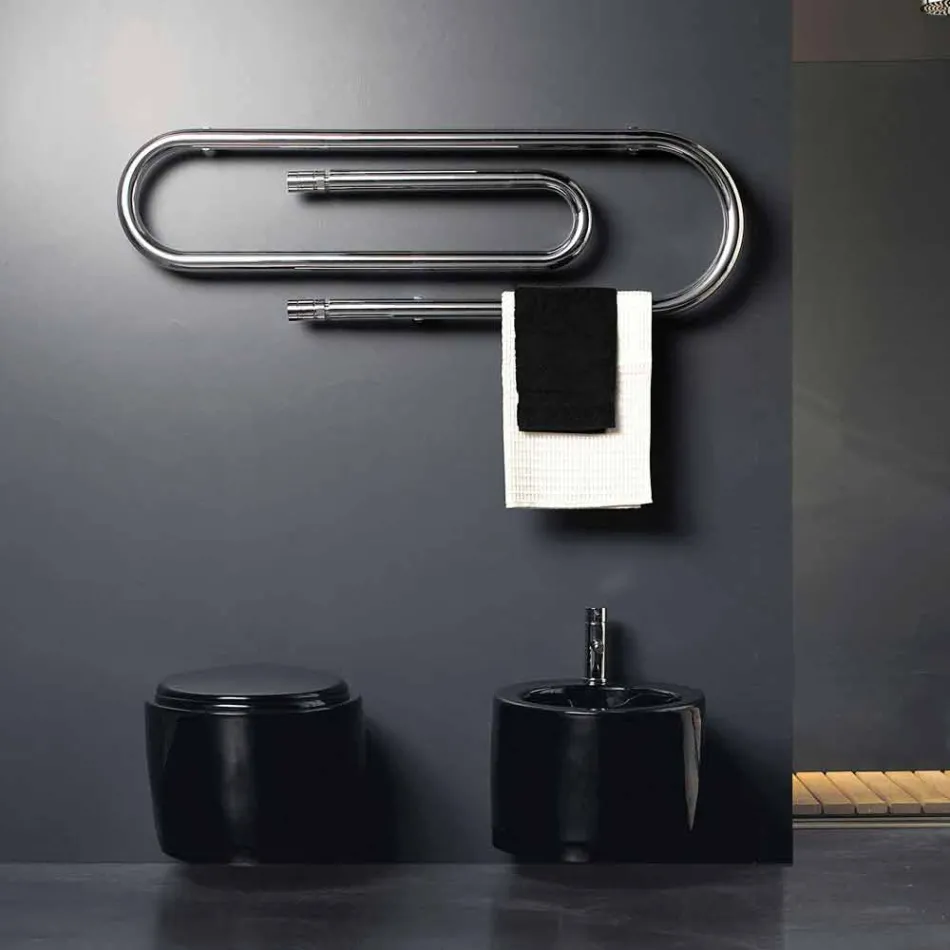 Thermowell design veneziana hidráulica com acabamento cromado by Scirocco H Viadurini