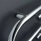 Termopar elétrico eletrogalvanizado de design com acabamento cromado Scirocco H Viadurini