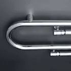 Termopar elétrico eletrogalvanizado de design com acabamento cromado Scirocco H Viadurini