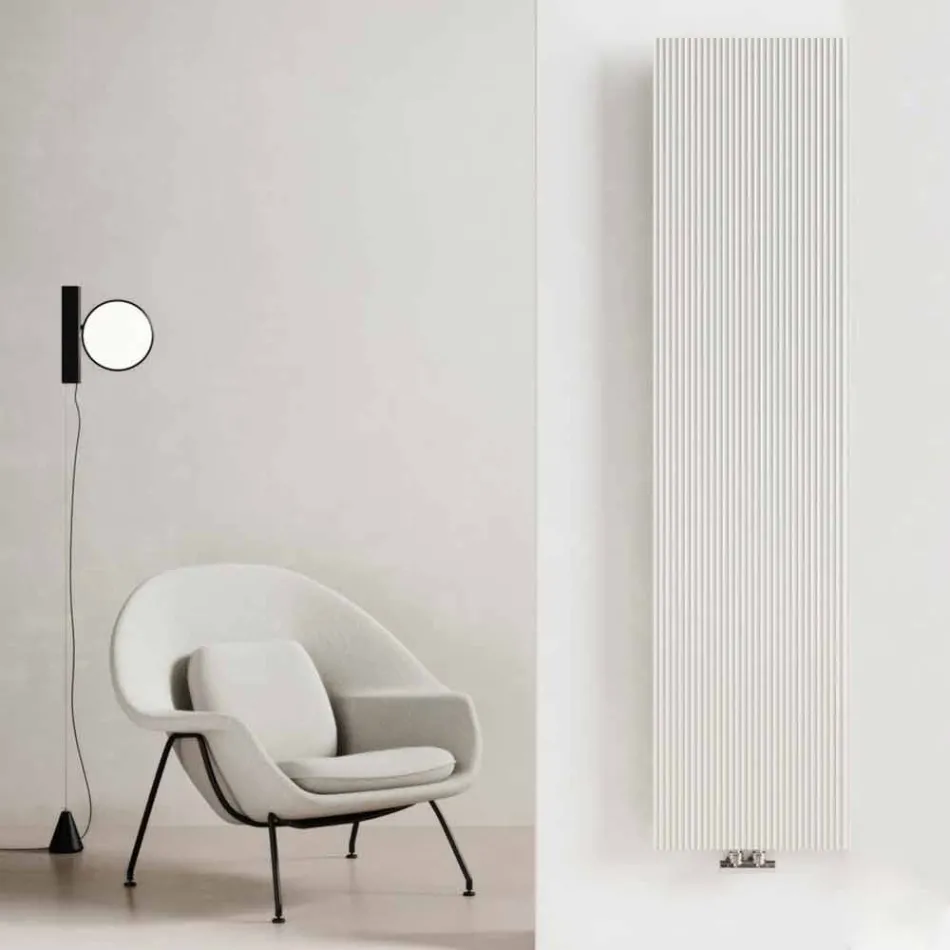 Radiador Hidráulico de Parede de Design Vertical em Aço 900 W - 1000 Linhas Viadurini