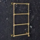 Radiador modular elétrico em cromo ou latão dourado a 200 W - Caesar Viadurini