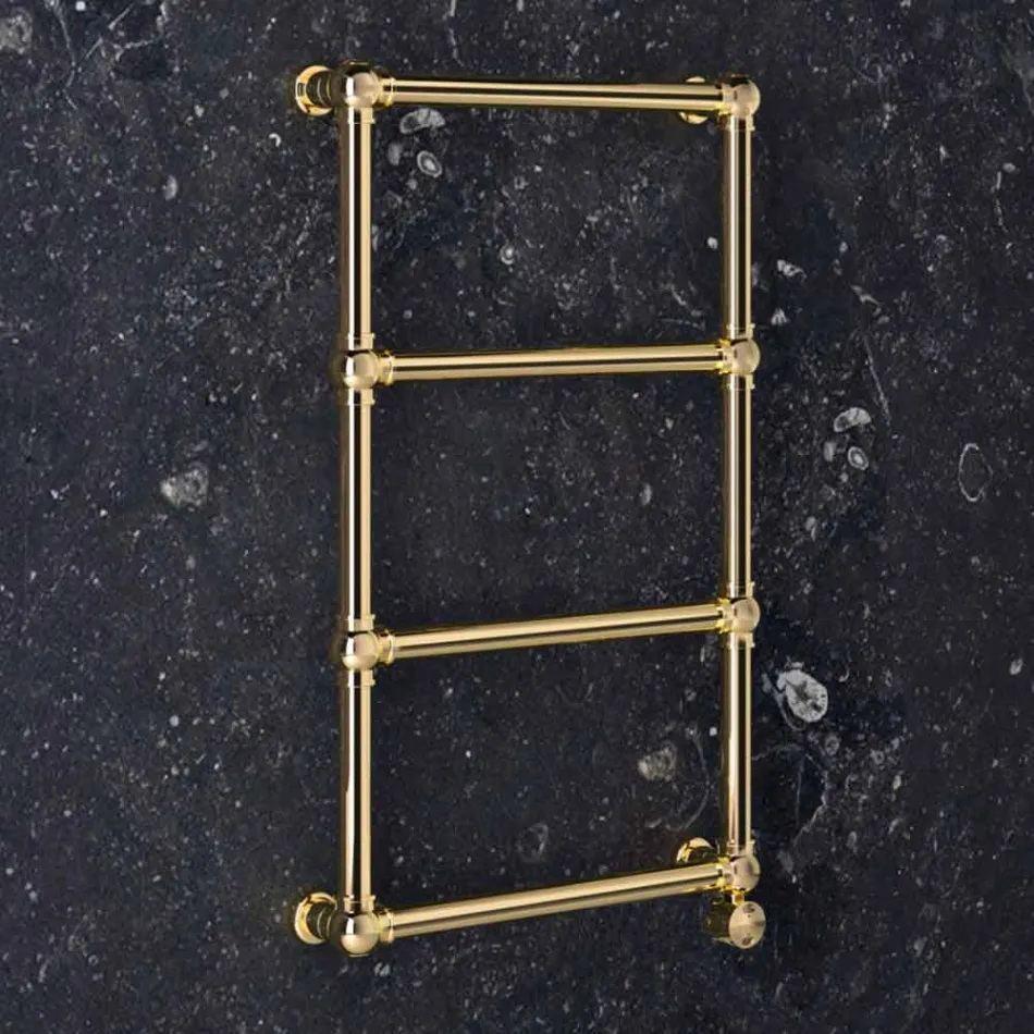 Radiador modular elétrico em cromo ou latão dourado a 200 W - Caesar Viadurini