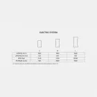 Parede de vidro temperado elétrico Barry Viadurini