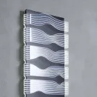 Radiador elétrico projetado para sala de estar ou banheiro com LED 1000 W - brilho Viadurini