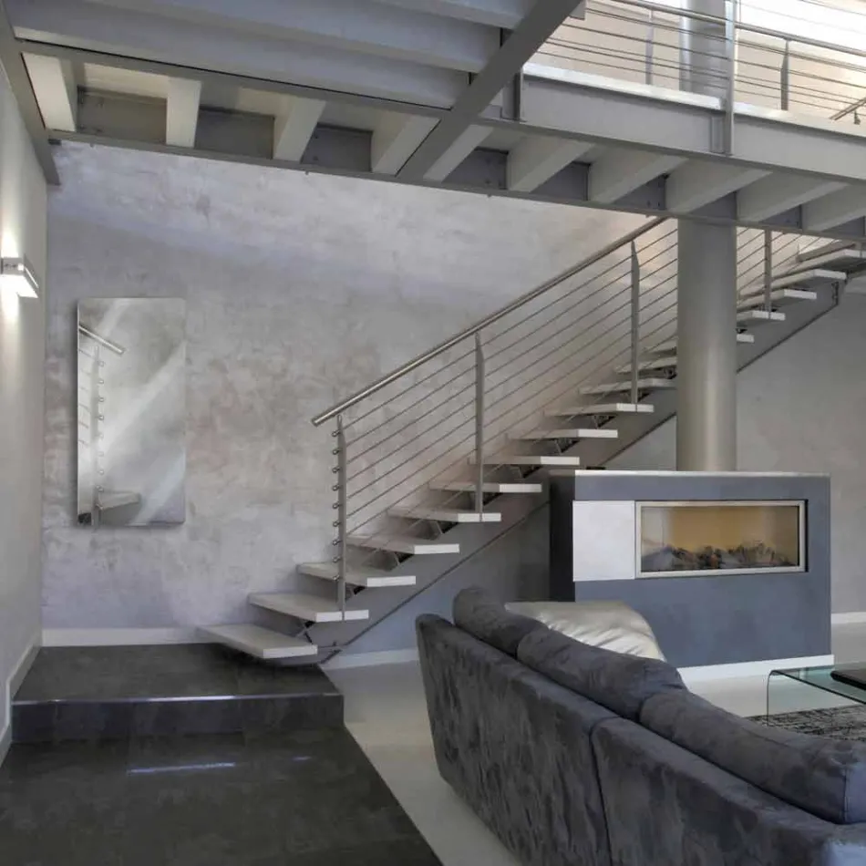 Design elétrico espelhos até 1500Watt Jonny espelho Viadurini