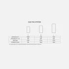 Radiador elétrico com painel frontal de vidro temperado Jonny Viadurini