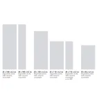 Radiador elétrico até 1400W em pó de mármore italiano - Texturee Viadurini