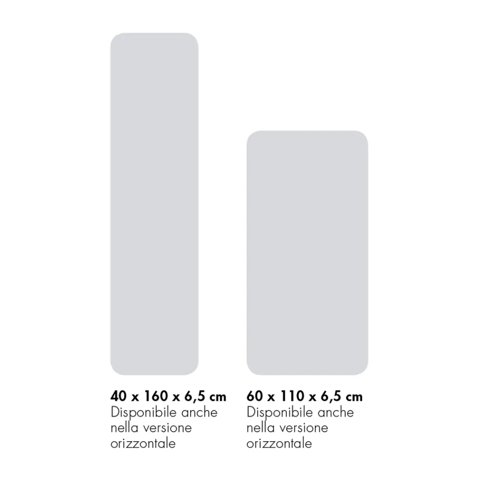 Radiador elétrico em pó de mármore italiano até 1000 Watt - Stilee Viadurini