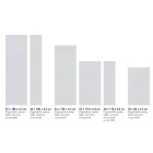 Radiador Elétrico em Pó de Mármore Italiano Liso 1200W - Linee Viadurini