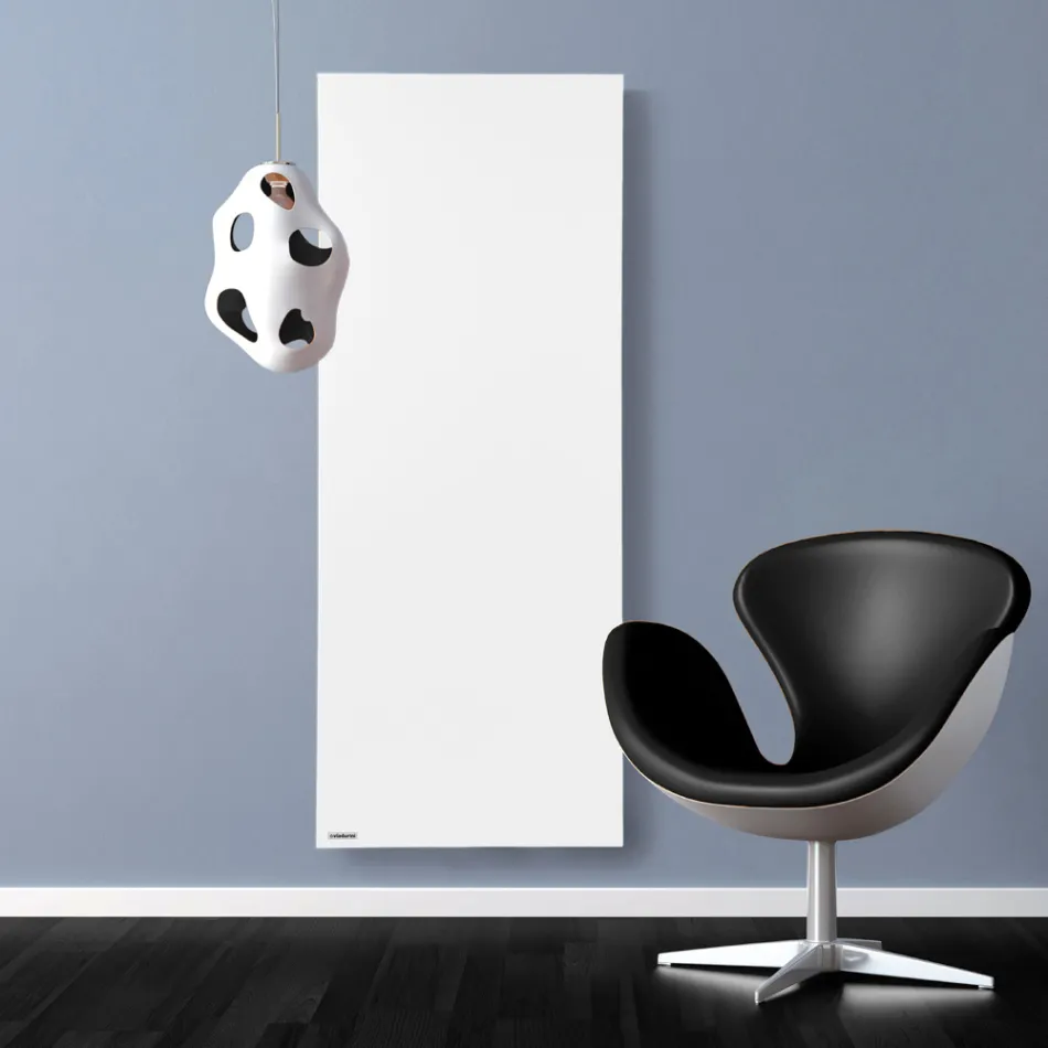 Radiador Elétrico em Pó Mármore Italiano Liso Até 1200W - Linhas Viadurini