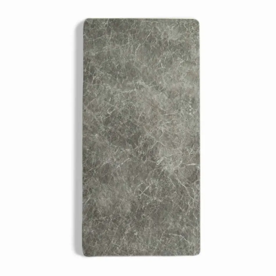 Radiador elétrico de vidro temperado com acabamento em pedra Jonny Viadurini