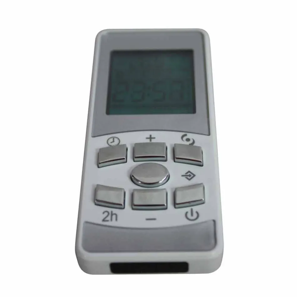 Radiador elétrico de vidro temperado com acabamento em pedra Jonny Viadurini