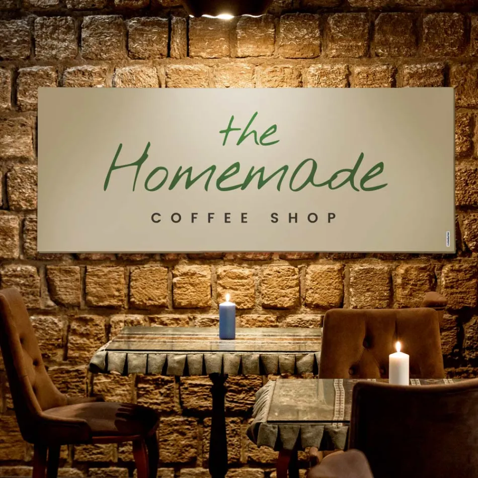 Radiador Elétrico Personalizável em Pó de Mármore Fabricado na Itália - Lineep Viadurini