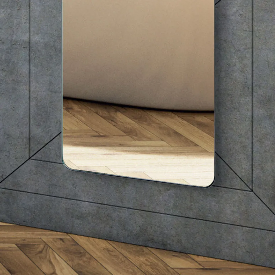 Radiador Elétrico Feito de Vidro e Alumínio Fabricado na Itália - Esmalte Viadurini