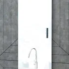 Radiador Elétrico Feito de Vidro e Alumínio Fabricado na Itália - Esmalte Viadurini