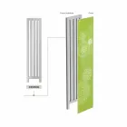 Design térmico elétrico vertical com design cover New Dress Scirocco H Viadurini
