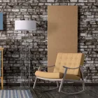 Radiador híbrido em pó de mármore italiano com termostato - Texturee Viadurini