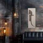 Radiador híbrido em pó de mármore reciclado Fabricado na Itália - Veneza Viadurini