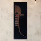 Radiador híbrido em pó de mármore reciclado Fabricado na Itália - Veneza Viadurini