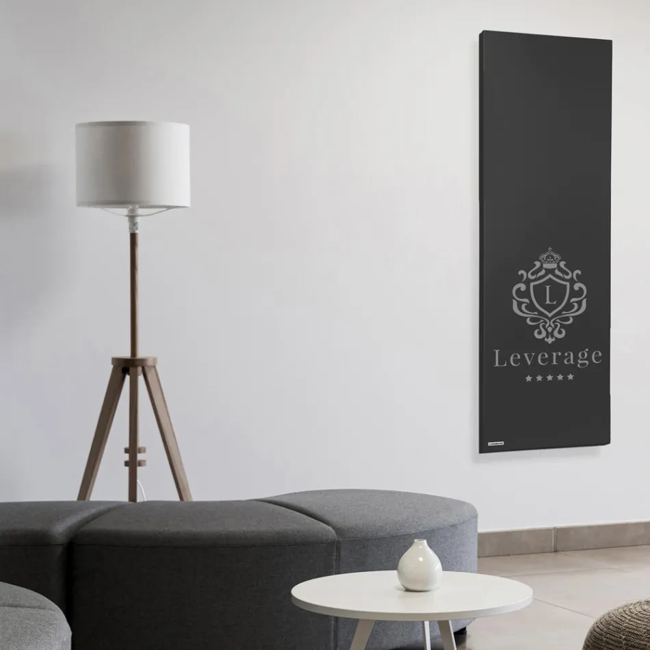 Radiador Híbrido Personalizável em Pó de Mármore Fabricado na Itália - Lineep Viadurini