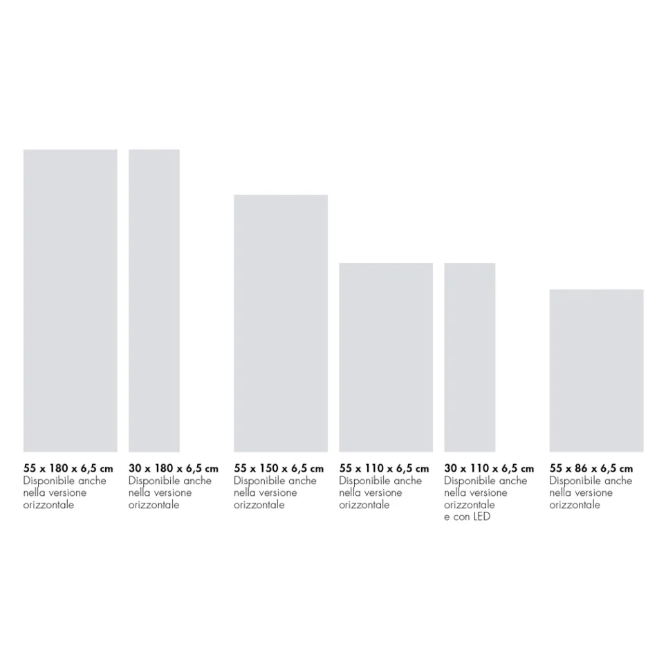 Radiador híbrido personalizável em pó de mármore fabricado na Itália - Lineep Viadurini