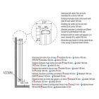 Projeto do radiador de parede hidráulica Baixo Moderno Vertical 1824 W - Picchio Viadurini
