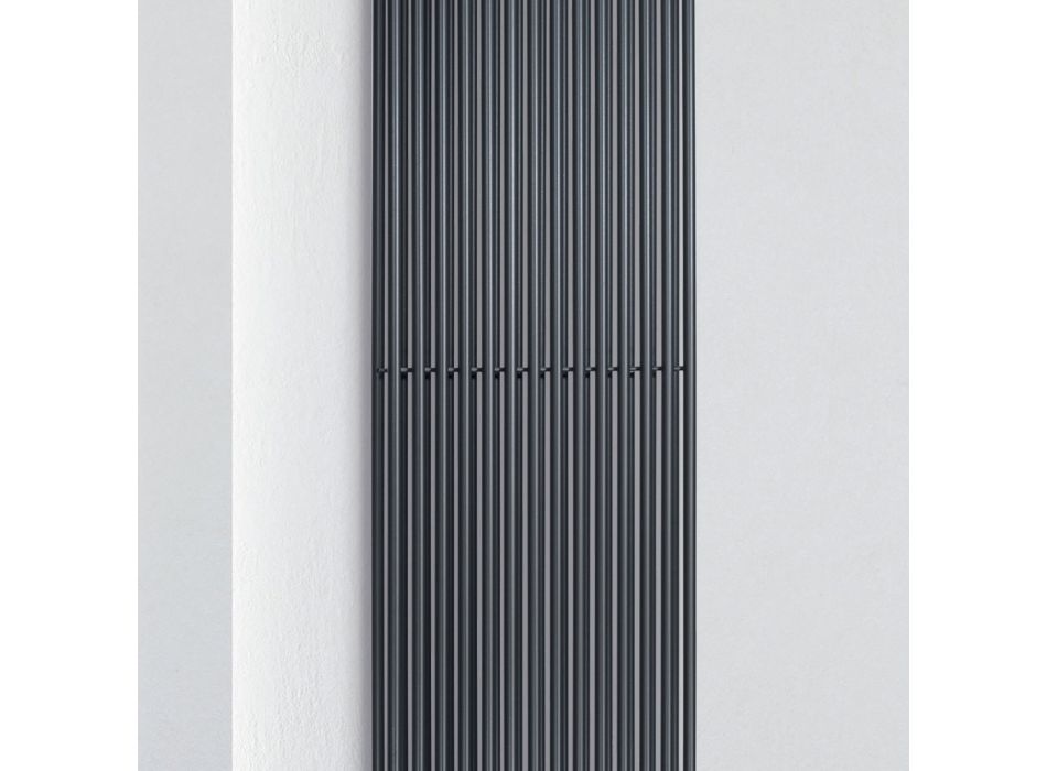 Radiador hidráulico com série dupla de elementos verticais fabricado na Itália - Pasticcio Viadurini