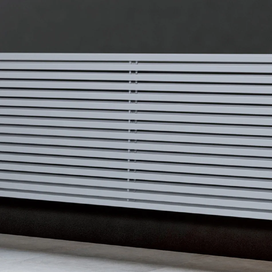 Radiador Hidráulico com Elementos de Seção Dupla Quadrada Fabricado na Itália - Framboesa Viadurini