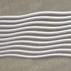 Radiador Hidráulico com Elementos Horizontais Curvos Fabricado na Itália - Zucchero Viadurini