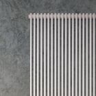 Radiador hidráulico com uma série de elementos verticais fabricados na Itália - carbono Viadurini