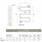 Radiador hidráulico cromado Snake by Scirocco H, design moderno Viadurini