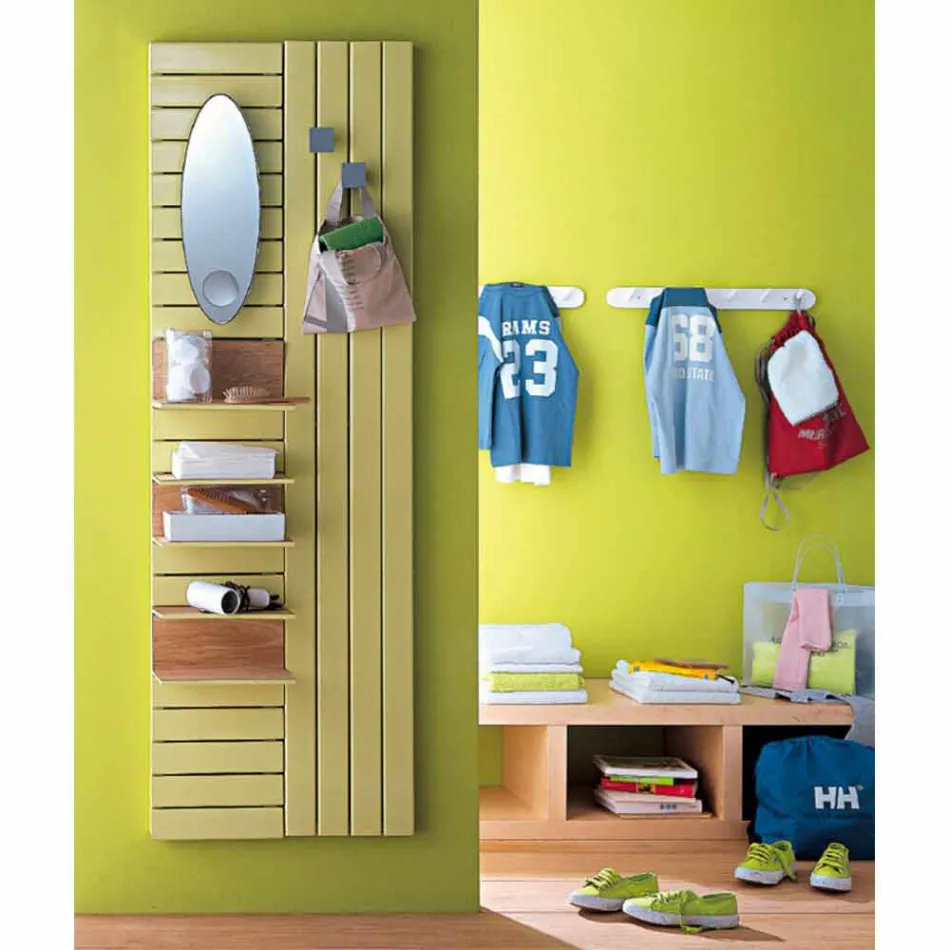 Termopar hidráulico em aço com prateleiras Utility Scirocco H Viadurini