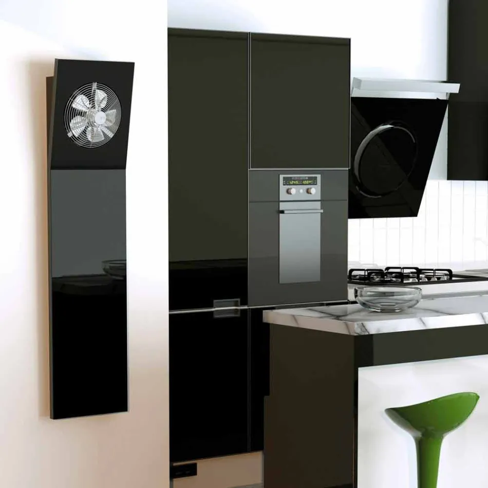 Aquecedor hidráulico de design com ventilador Aria por Scirocco H Viadurini