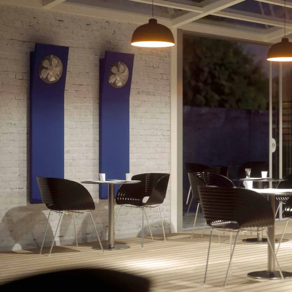 Aquecedor hidráulico de design com ventilador Aria por Scirocco H Viadurini