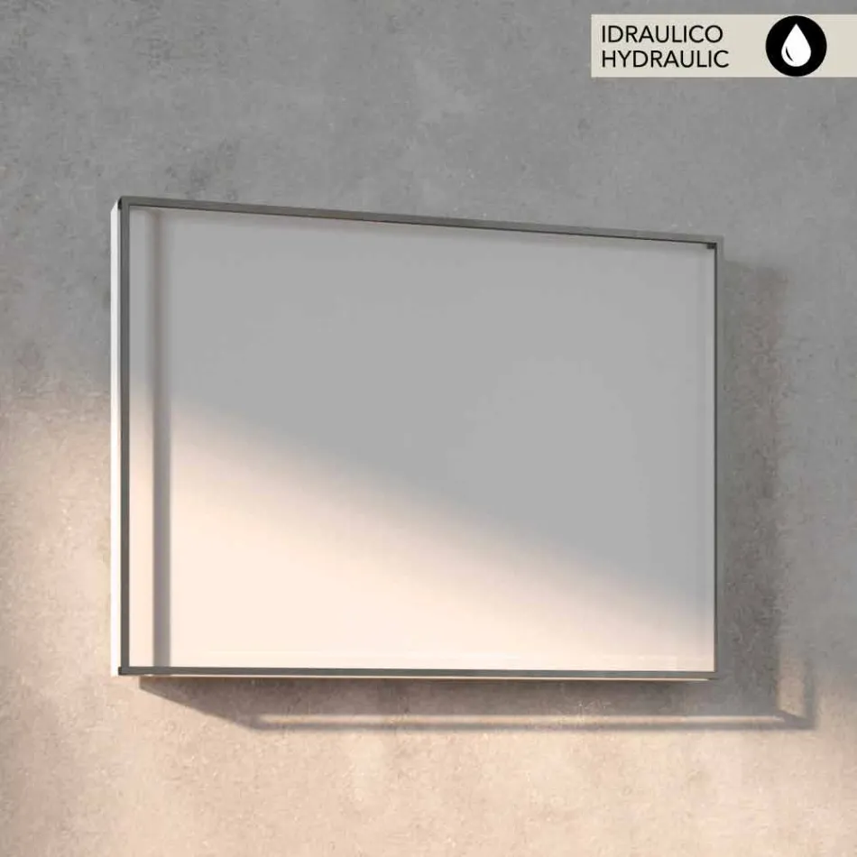 Termopar de design hidráulico, tampa de aço, Scirocco H Light Viadurini