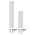 Radiador hidráulico até 480 Watt em pó de mármore italiano - Naturae Viadurini