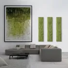 Radiador hidráulico até 480 Watt em pó de mármore italiano - Naturae Viadurini