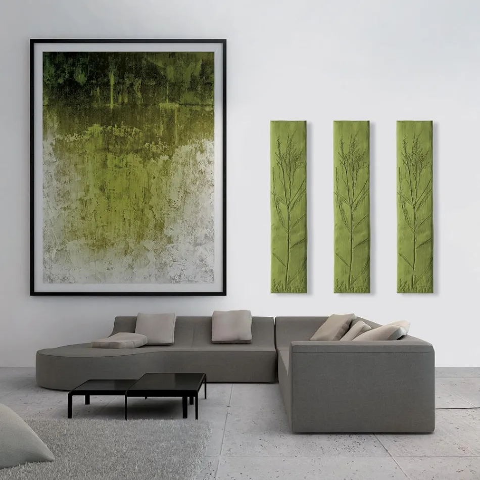 Radiador hidráulico até 480 Watt em pó de mármore italiano - Naturae Viadurini