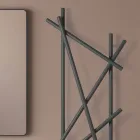 Radiador Hidráulico de Aço com Tubos de Seção Redonda Fabricado na Itália - Aleatório Viadurini