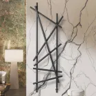 Radiador Hidráulico de Aço com Tubos de Seção Redonda Fabricado na Itália - Aleatório Viadurini