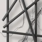 Radiador Hidráulico de Aço com Tubos de Seção Redonda Fabricado na Itália - Aleatório Viadurini