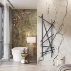 Radiador Hidráulico de Aço com Tubos de Seção Redonda Fabricado na Itália - Aleatório Viadurini