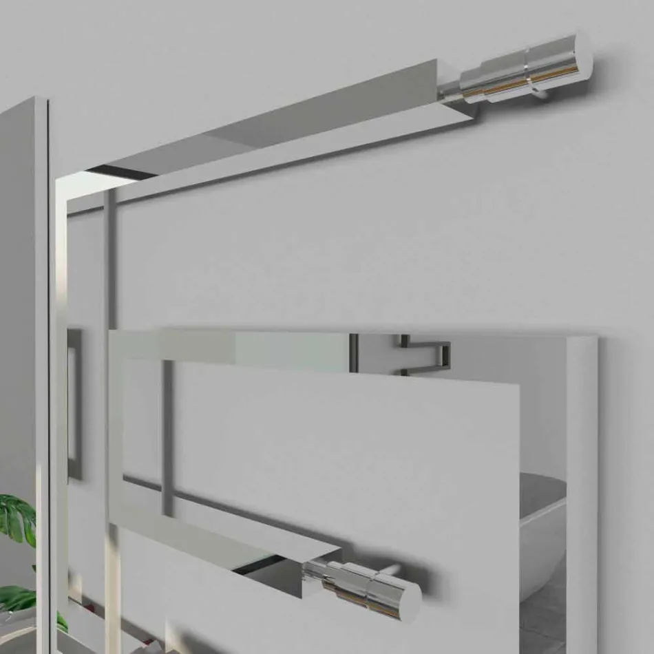 Radiador decorativo hidráulico em aço inoxidável escovado Snake by Scirocco H Viadurini