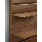 Aquecimento hidráulico em aço, prateleiras em carvalho, Utility Scirocco H Viadurini