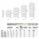 Favo de mel hidráulico em aço lacado branco com vela Sail Scirocco H Viadurini