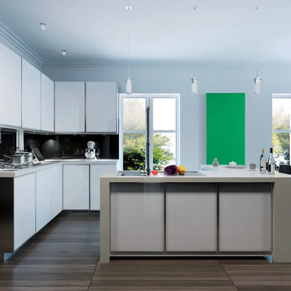 Radiador hidráulico em pó de mármore italiano até 1200 Watt - Linhas Viadurini