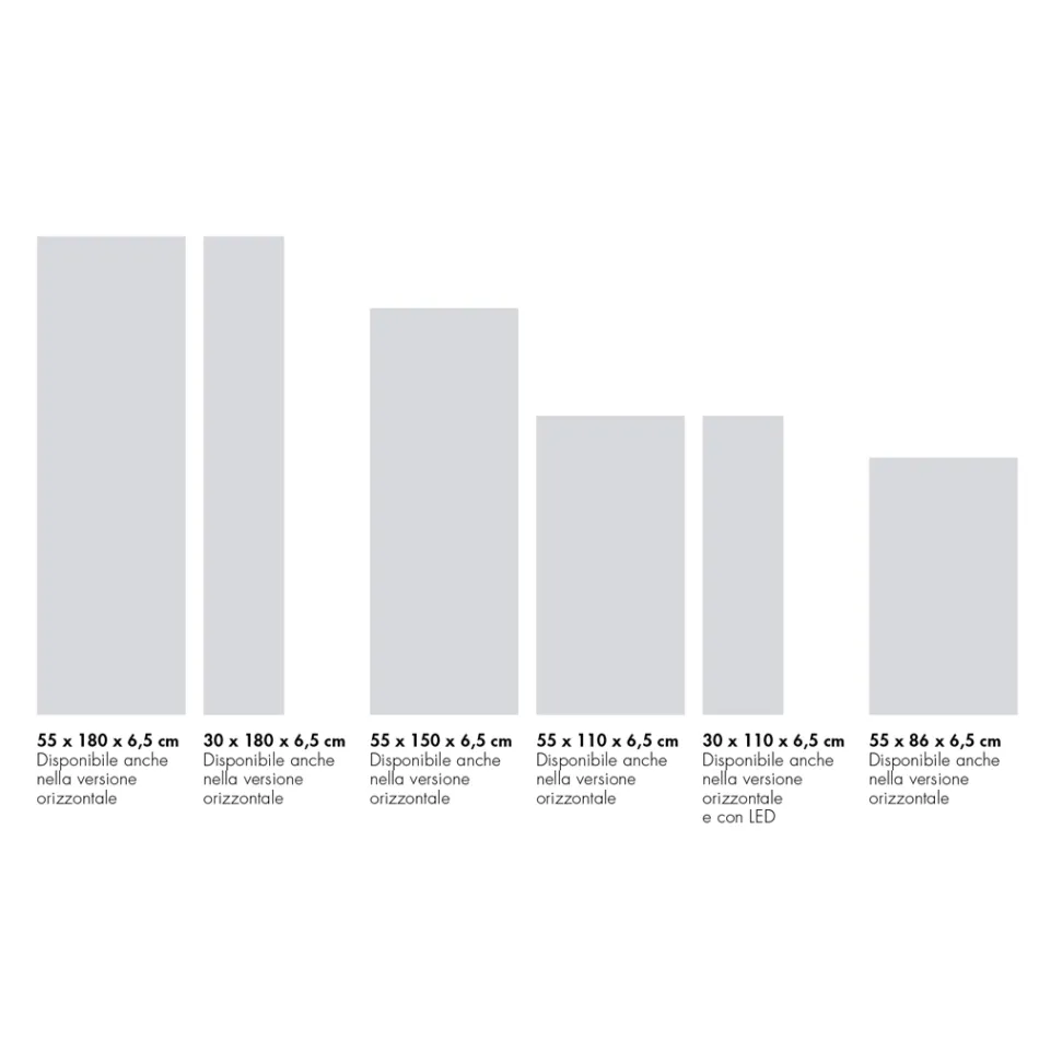 Radiador hidráulico em pó de mármore italiano até 1200 Watt - Linhas Viadurini