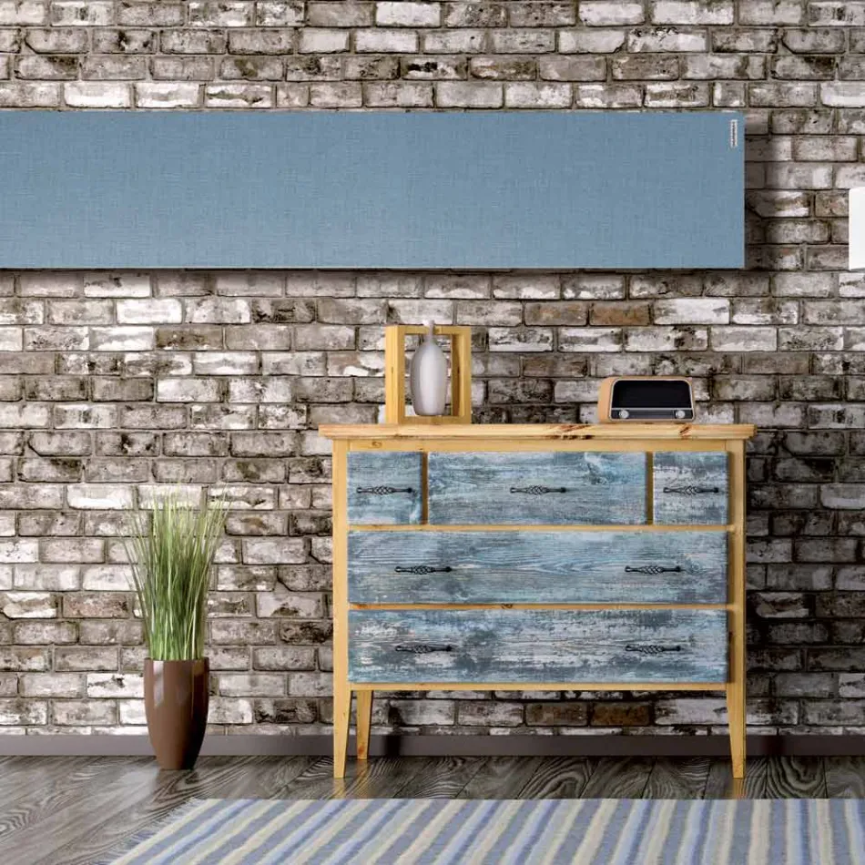 Radiador Hidráulico Moderno em Pó Mármore Italiano - Texturee Viadurini