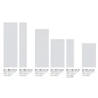 Radiador Hidráulico Personalizável em Pó de Mármore Fabricado na Itália - Lineep Viadurini