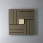 Quadrado design hidráulico guarnição feita na Itália Square Scirocco H Viadurini